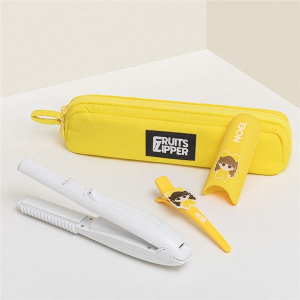 【FZコラボ限定セット】9012 イオンコードレス ストレートアイロン(早瀬ノエル/黄色 クレイツセット)