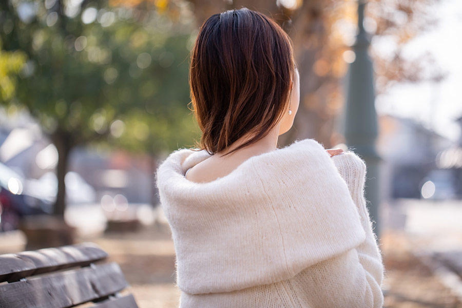 乾燥する季節の髪のケアイメージ