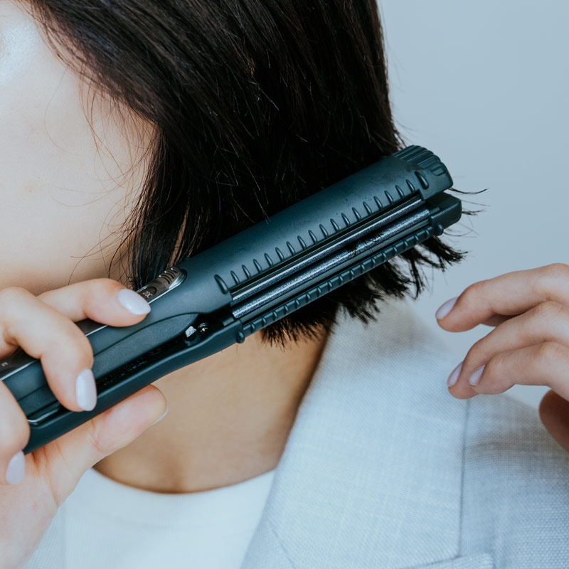 マグネットヘアプロストレートアイロンS女性スタイリング