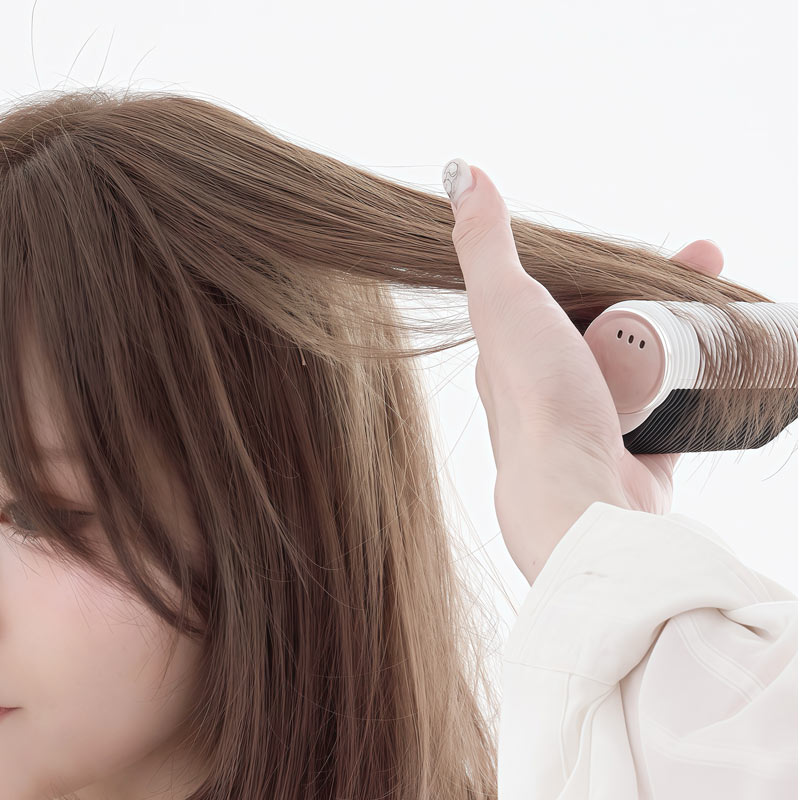 毛先だけ巻くスタイリング