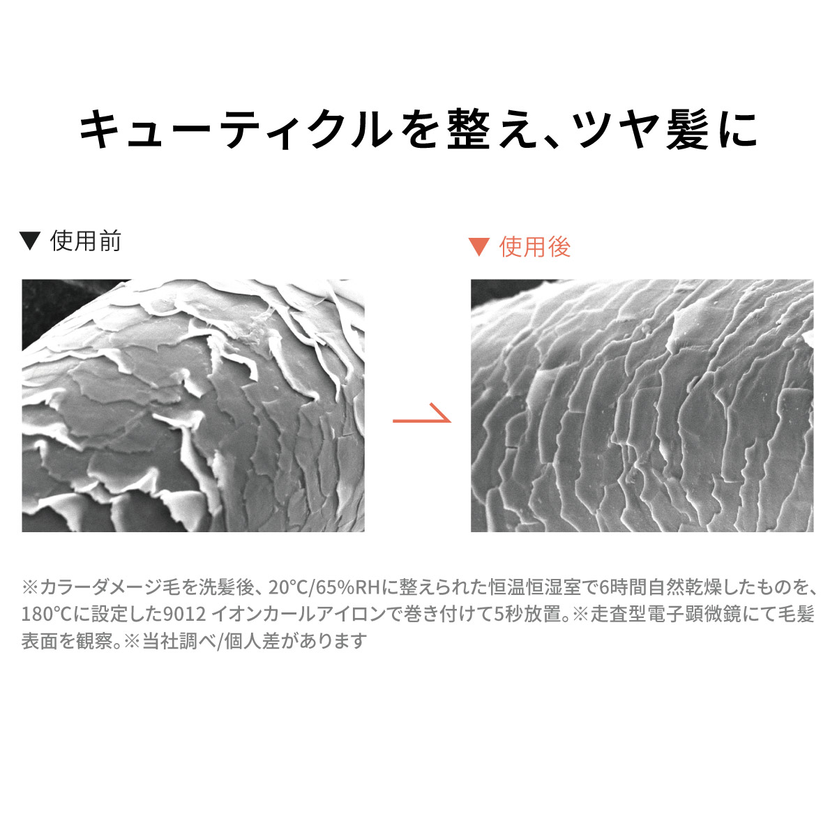 ヘアアイロン使用比較