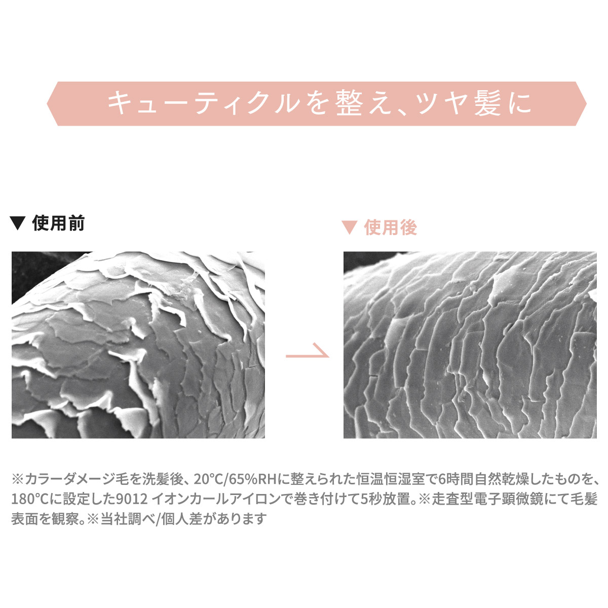 ヘアアイロン使用比較