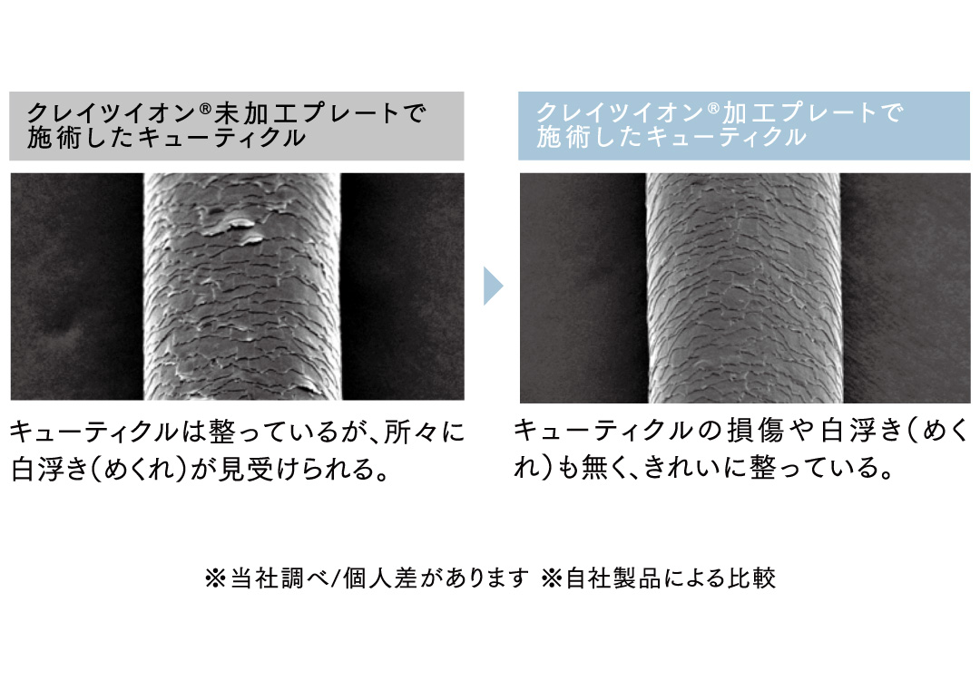 キューティクル比較図