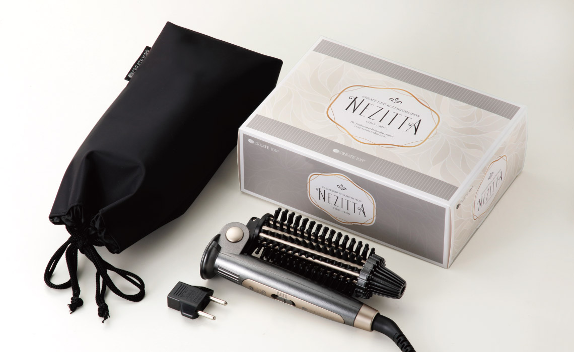 海外対応ブラシアイロン